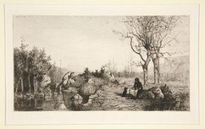 Banks of the Stream at Rossilon (Ain) by Adolphe Appian