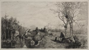 Shore of a Stream at Rossillon