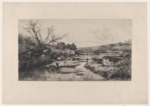 The Springs of the Albarine (Ain) by Adolphe Appian
