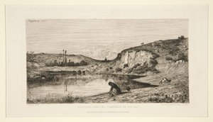 A Rock in the Commons of Rix (Ain) by Adolphe Appian