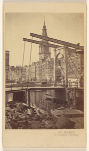 Amsterdam. Raamgracht Quay by Adolphe Braun
