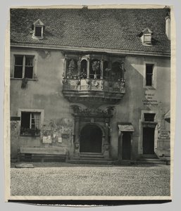 Alsacienne Façade, Corps de Garde at Colmar by Adolphe Braun