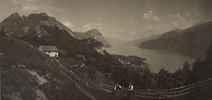 Lake Walensee, Switzerland by Adolphe Braun