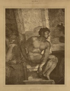 Rome - Vatican Palace, Sistine Chapel, Michelangelo by Adolphe Braun