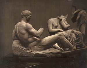 Sculptures from the Parthenon, British Museum, 1870s