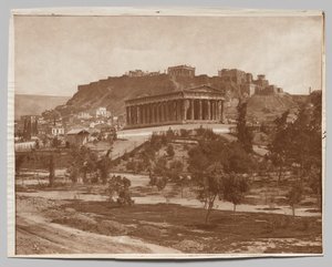 View of the Acropolis by Adolphe Braun and Co.