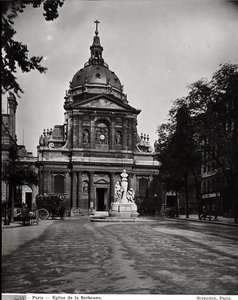 Church of the Sorbonne built by Jacques Lemercier by Adolphe Giraudon