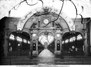 Portico of the Horology Pavilion at the Universal Exhibition, Paris