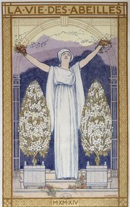 The Life of Bees: Allegory - Drawing by A. Giraudon