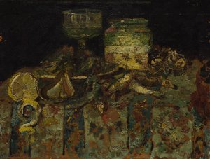 Still Life: Oysters, Fish