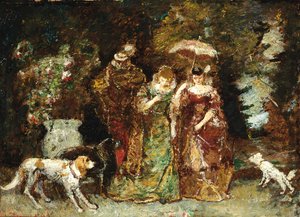 A gathering in the woods