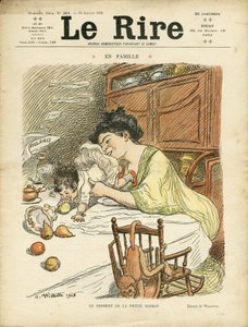 Illustration of Adolphe dit Willette (1857-1926) for the Cover of Le Lire by Adolphe Leon Willette