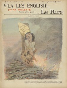 Joan Of Arc, Illustration for Le Rire