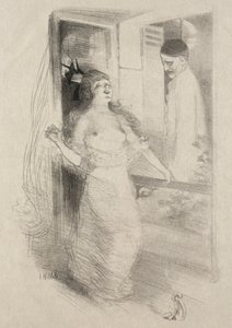 Pierrot by Adolphe Léon Willett