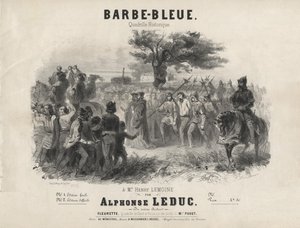 Barbe-Bleue, Historical Quadrille by Adolphe Mouilleron