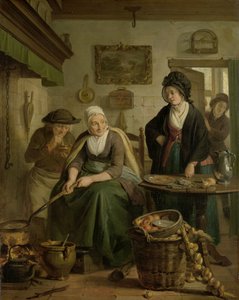 Woman Baking Pancakes