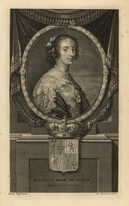 Henrietta Maria of France, Wife of King Charles I of England by Adriaan van der (after) Werff