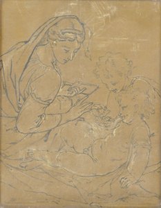 Madonna and Child with St John