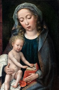Virgin and Child by Adriaen (circle of) Isenbrandt