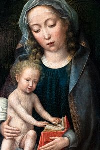 Virgin and Child by Adriaen (circle of) Isenbrandt