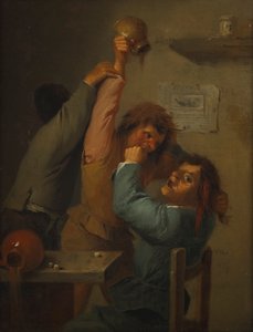 Drinking Scene by Adriaen Brouwer