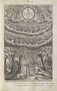 Adoration of the Name of Jesus by Adriaen Collaert