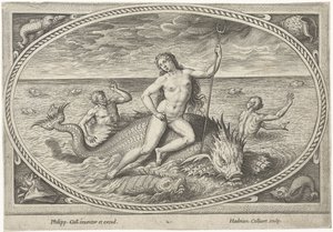 Amphitrite on a Fish (Sea Gods)