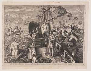 Christopher Columbus on His Ship, from The Discovery of America