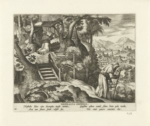 Nephalia of Knossos (Female Hermits Series) by Adriaen Collaert