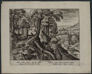 Otilia Bavara by Adriaen Collaert