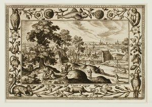 The Parable of the Good Samaritan, from Landscapes with Old and New Testament Scenes and Hunting Scenes