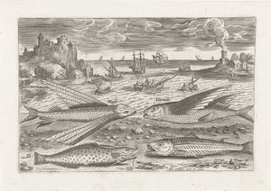 Four Fish on the Beach