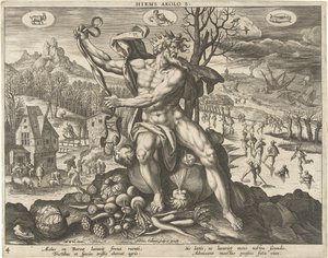 Winter by Adriaen Collaert