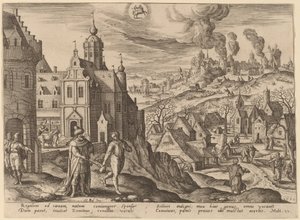The Parable of the Kingdom of Heaven by Adriaen Collaert after Hans Bol