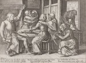 Drinking Company with a Jester