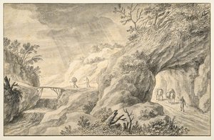 Rocky landscape with road