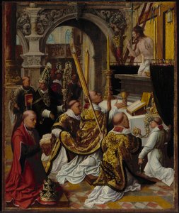 The Mass of Saint Gregory the Great by Adriaen Isenbrandt or Isenbrant