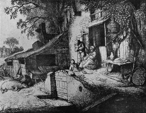 A Woman Spinning, 1652