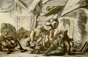 Drunk Peasants in a Tavern