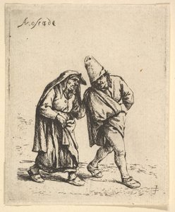 Man and Woman Walking