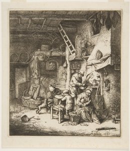 Peasant Family by Adriaen Jansz. van Ostade