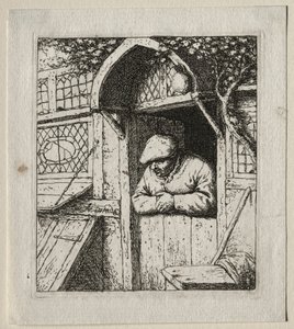 Peasant Leaning in His Doorway