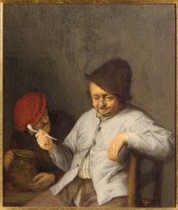 The Smoker and the Drinker by Adriaen Jansz. van Ostade