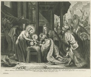Adoration of the Magi by Adriaen Lommelin