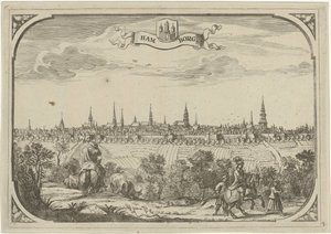 View of the City of Hamburg