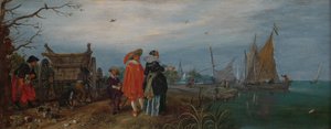 Autumn (Conversation) by Adriaen Pietersz van de Venne