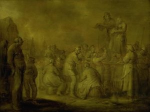 Street Singers by Adriaen Pietersz. van de Venne