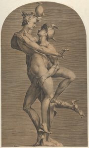 Mercury Abducting Psyche by Adriaen de Vries