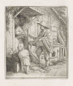 Spectacle Seller with an Old Woman