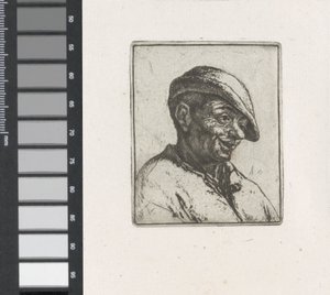 Bust of a Laughing Peasant by Adriaen van Ostade